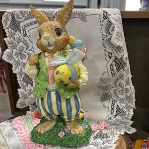 Easter Bunny with basket of Eggs